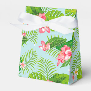 Caixa de Presentes de Hibiscus Palm Rosa