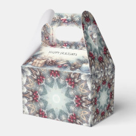 Caixa de presentes de inverno