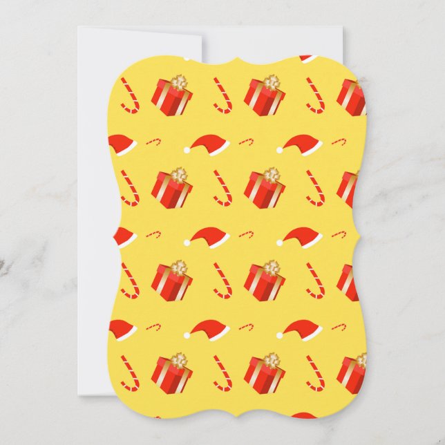 Caixa de presentes de Natal Cana de chocolate (Frente)