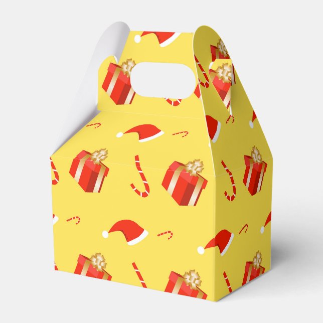 Caixa de presentes de Natal Cana de chocolate (Frente)