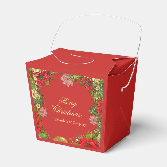Caixa de Presentes de Natal Corporativos (Frente)