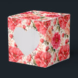 Caixa de Presentes de Peônias Rosa<br><div class="desc">A caixa de lembrancinhas é mostrada com uma linda estampa floral de peônias rosa. 
Personalize este item ou compre como está.
Dica: Basta adicionar seus ótimos presentes e adicionar uma fita festiva.



Imagem Licenciada</div>