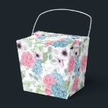 Caixa de Presentes para Festa com Estampa de Hortê<br><div class="desc">Caixa de lembrancinha é mostrada com uma estampa floral de hortênsia.
Personalize este item ou compre como está.
Dica: Basta adicionar seus ótimos presentes e adicionar uma fita festiva.</div>