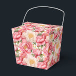 Caixa de Presentes para Festa de Peônias Rosa<br><div class="desc">A caixa de lembrancinhas para festa é mostrada com uma linda estampa floral de peônias rosa.
Personalize este item ou compre como está.
Dica: Basta adicionar seus ótimos presentes e adicionar um laço festivo.



Imagem Licenciada</div>