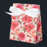 Caixa de Presentes para Festa de Peônias Rosa<br><div class="desc">A caixa de lembrancinhas para festa é mostrada com uma linda estampa floral de peônias rosa. 
Personalize este item ou compre como está.
Dica: Basta adicionar seus ótimos presentes e adicionar uma fita festiva.



Imagem Licenciada</div>