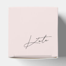 Caixa de Proposta de Bridesmaid Rosa Moderna