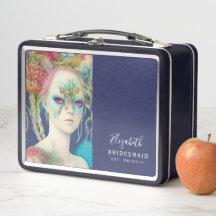 Caixa de Proposta Personalizada da Bridesmaid Ocea