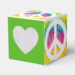 Caixa de sinal de paz Hippy