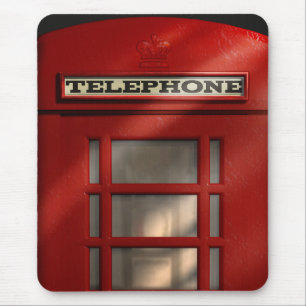 Caixa de telefone vermelha britânica Mousepad