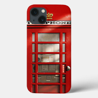 Caixa de Telefone Vermelho Clássico Britânico