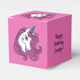 Caixa de texto personalizado do Unicorn de corte