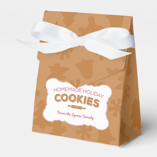 Caixa de Tratamento de Biscoitos de Natal (Frente)