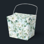 Caixa de Tratamento de Floral Branco para Festa<br><div class="desc">A caixa de lembrancinha de festa é mostrada com uma linda estampa floral branca. 
Personalize este item ou compre como está.
Dica: Basta adicionar seus ótimos presentes e adicionar um laço festivo.



Imagem Licenciada</div>