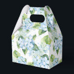 Caixa de Tratamento do Partido da Impressão Hydran<br><div class="desc">A caixa de favor do partido é mostrada com um impressão floral hydrangea. Personalize este item ou comprar como está. Dica: Apenas adicione as guloseimas de excelente e adicione uma fita festiva. Imagem licenciada</div>