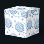 Caixa de Tratamento do Partido da Impressão Hydran<br><div class="desc">A caixa de favor do partido é mostrada com um impressão floral hydrangea. Personalize este item ou comprar como está. Dica: Apenas adicione as guloseimas de excelente e adicione uma fita festiva.</div>