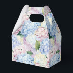 Caixa de Tratamento do Partido da Impressão Hydran<br><div class="desc">A caixa de favor do partido é mostrada com um impressão floral hydrangea. Personalize este item ou comprar como está. Dica: Apenas adicione as guloseimas de excelente e adicione uma fita festiva. Imagem licenciada</div>