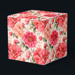 Caixa de Tratamento do Partido das Pessoas Rosa<br><div class="desc">A caixa de favoritos do partido é mostrada com um adorável impressão floral de peões cor-de-rosa. Personalize este item ou comprar como está. Dica: Apenas adicione as guloseimas de excelente e adicione uma fita festiva. Imagem licenciada</div>