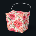 Caixa de Tratamento do Partido das Pessoas Rosa<br><div class="desc">A caixa de favoritos do partido é mostrada com um adorável impressão floral de peões cor-de-rosa. Personalize este item ou comprar como está. Dica: Apenas adicione as guloseimas de excelente e adicione uma fita festiva. Imagem licenciada</div>