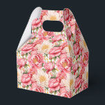 Caixa de Tratamento do Partido das Pessoas Rosa<br><div class="desc">A caixa de favoritos do partido é mostrada com um adorável impressão floral de peões cor-de-rosa. Personalize este item ou comprar como está. Dica: Apenas adicione as guloseimas de excelente e adicione uma fita festiva. Imagem licenciada</div>