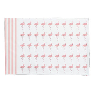 Caixa de Travesseiro Flamingos rosa