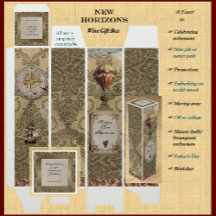 Caixa de Presente de Vinho New Horizons