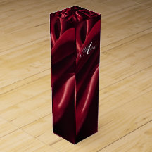 Monograma de veludo vermelho e nome personalizável