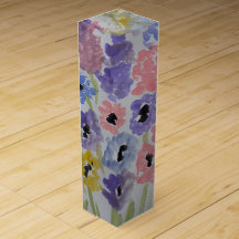 Summer Wilflower Wine Box