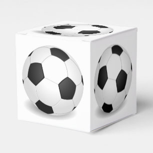 Caixa do favor da bola de futebol