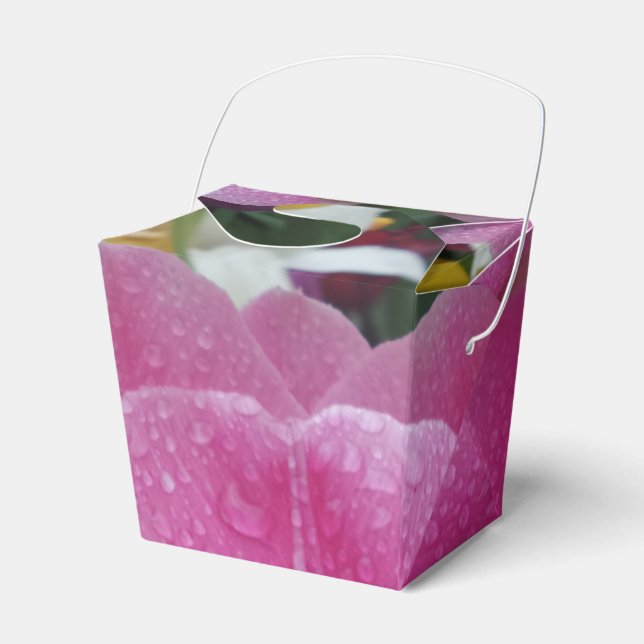 Caixa do Favor da Descolagem da Flor de Tulipa Ros (Frente)