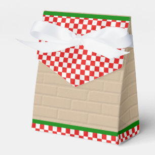 Caixa do favor de partido da pizza da menina