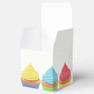 Caixa do favor de partido do cupcake