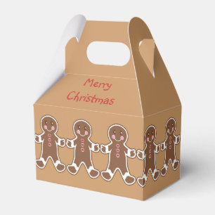 Caixa do favor do pão-de-espécie do Natal