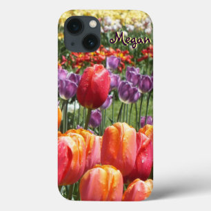 Caixa do Retina do iPad do jardim da tulipa do