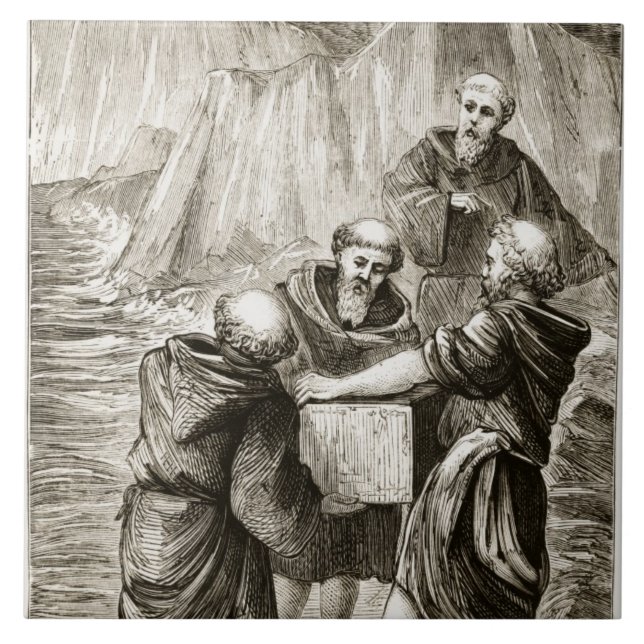 Caixa do St. Brigit, 'do Trias Thaumaturga, ou (Frente)