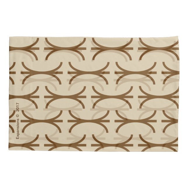 Caixa do travesseiro da fusão de Brown (Verso)