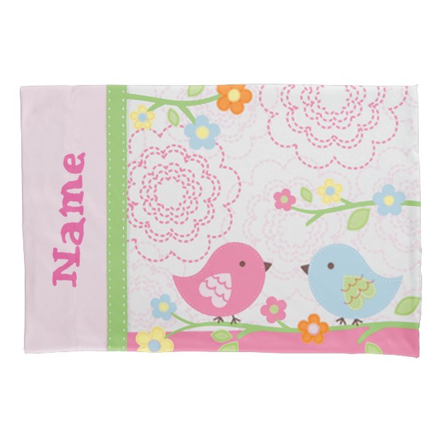 Caixa do travesseiro dos pássaros do amor de Nojo (Frente)