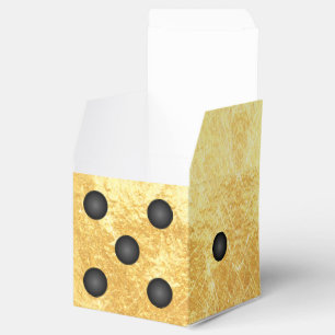 Caixa Dourado do favor de partido dos dados de