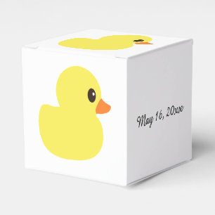 Caixa "Ducky" de borracha do favor