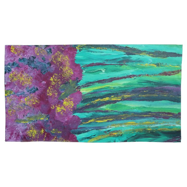 Caixa enorme do travesseiro das flores bonitas (Frente)