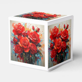 Caixa Favorita - Obra de arte das Rosas Vermelhas