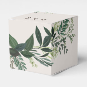 Caixa feita sob encomenda do favor do cubo do