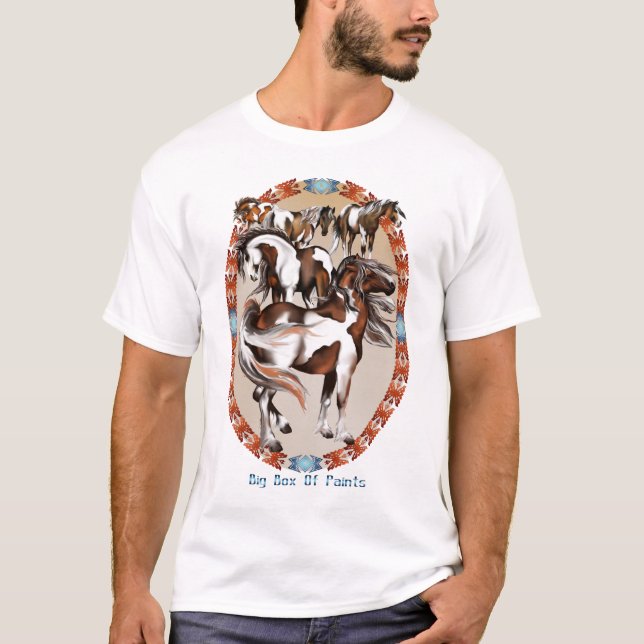 Caixa grande da camisa das pinturas (Frente)