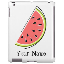 Caixa iPad do Watermelon Slice 'Name'