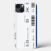 caixa iphone 7/8 do bilhete de avião