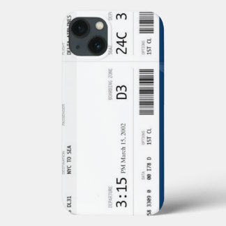 caixa iphone 7/8 do bilhete de avião