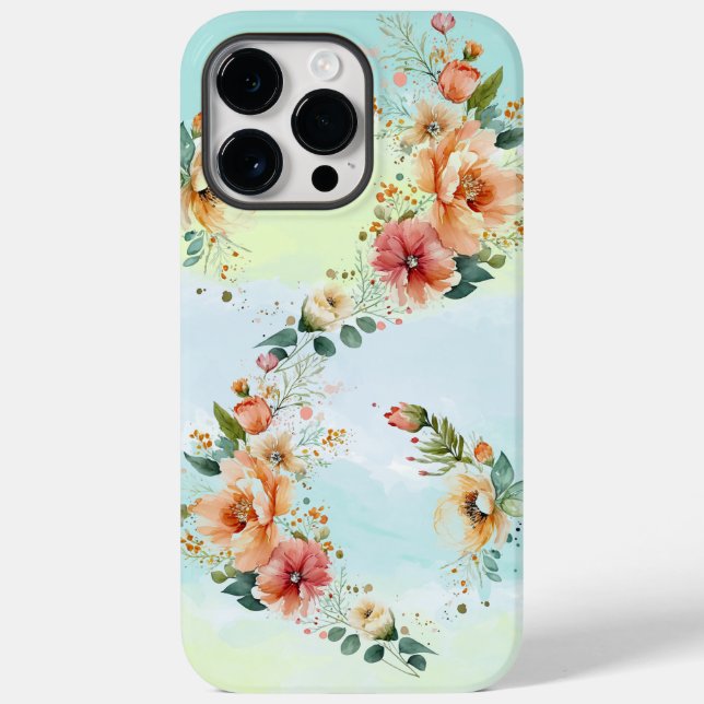 Caixa iPhone / iPad, flores aquáticas Case-Mate (Verso)