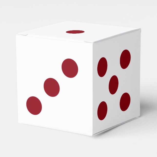 Caixa ou Decoração de Dice Die Seis Lados (Frente)