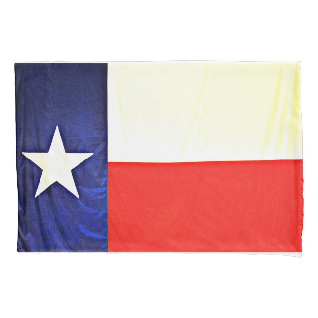 Caixa padrão do travesseiro da bandeira de Texas (Frente)