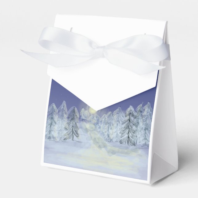 caixa paisagem de inverno (Frente)