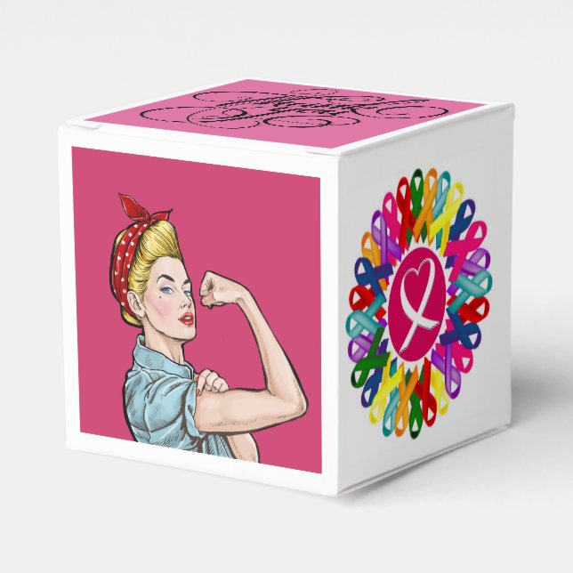 Caixa Pequena de Consciência do cancer (Frente)